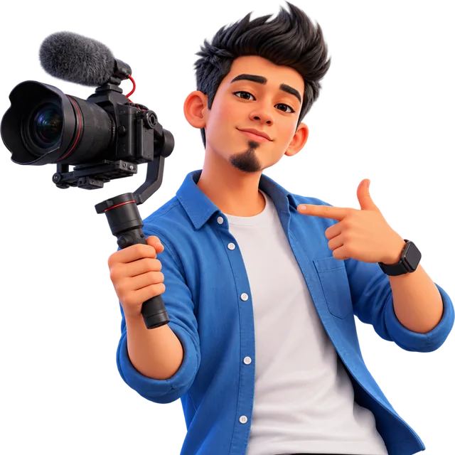 Videógrafo de TECnovedades con su cámara y estabilizador