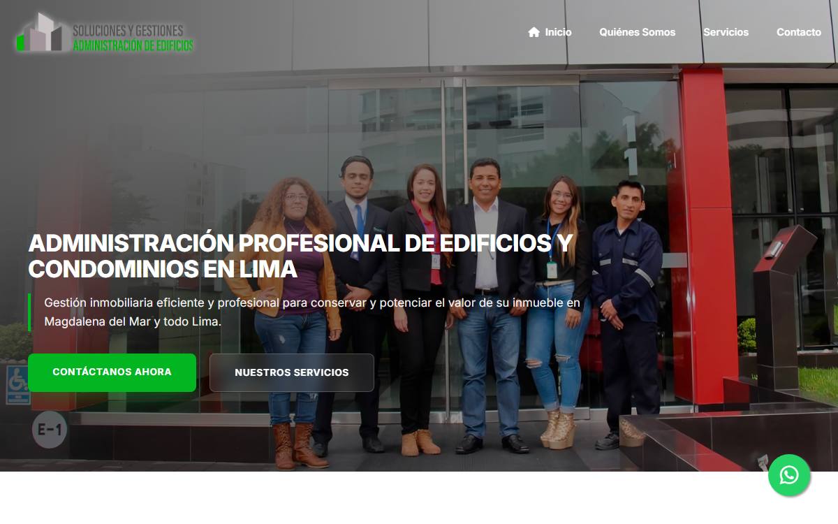 Diseño de página web profesional en Lima para administración lima