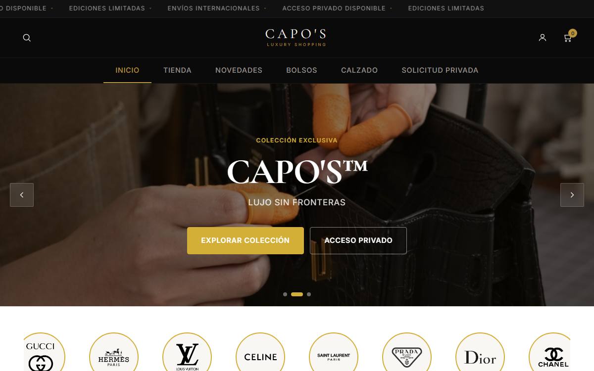 Diseño de página web profesional en Lima para capos