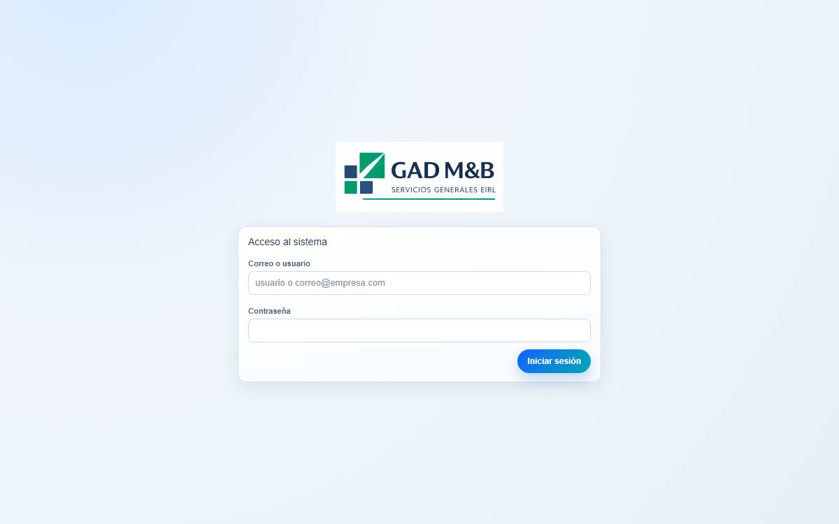 Desarrollo web a medida en Lima para gadmb
