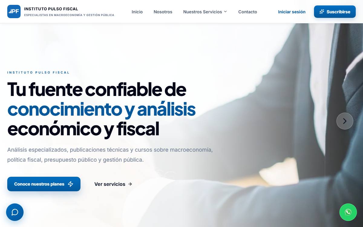 Diseño de página web profesional en Lima para inpulso fiscal