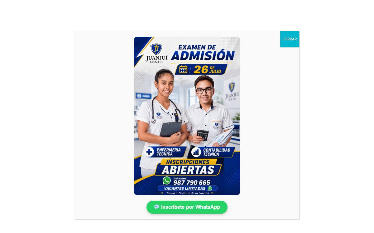 Diseño de página web profesional en Lima para tecnológico juanjuí
