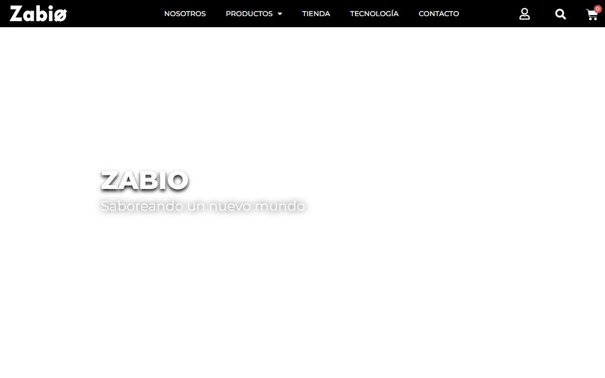 Diseño de página web profesional en Lima para zabio bio